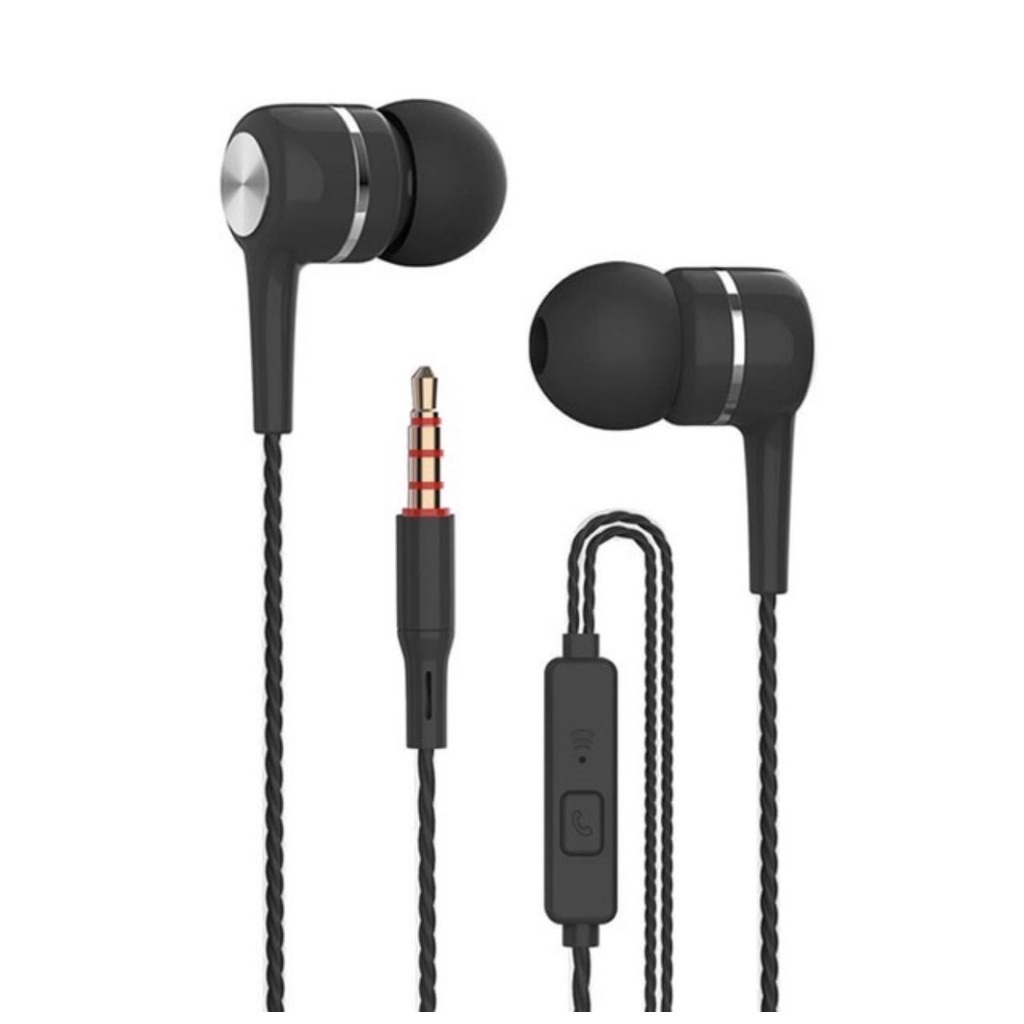 Tai nghe nhét tai có dây chơi game, nghe nhạc V5/S12 bass mạnh chống ồn có mic cho các dòng điện thoại