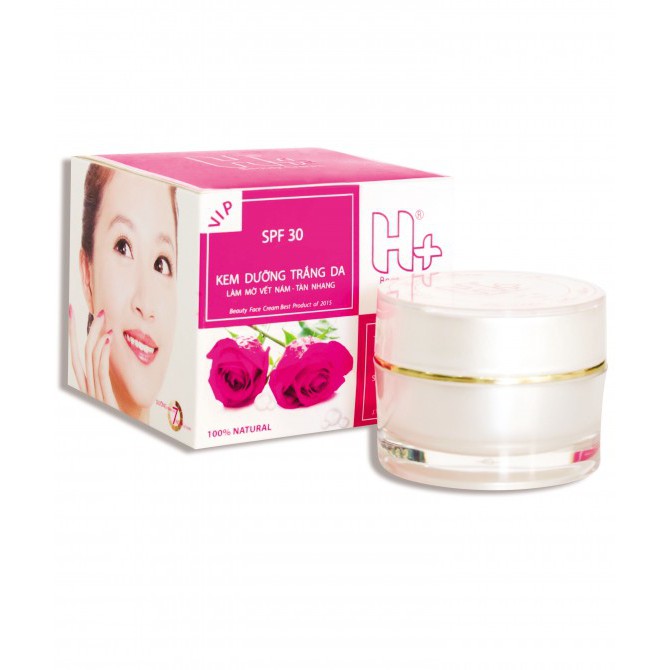 Kem H+ Dưỡng Trắng Da Ngừa Nám 12g