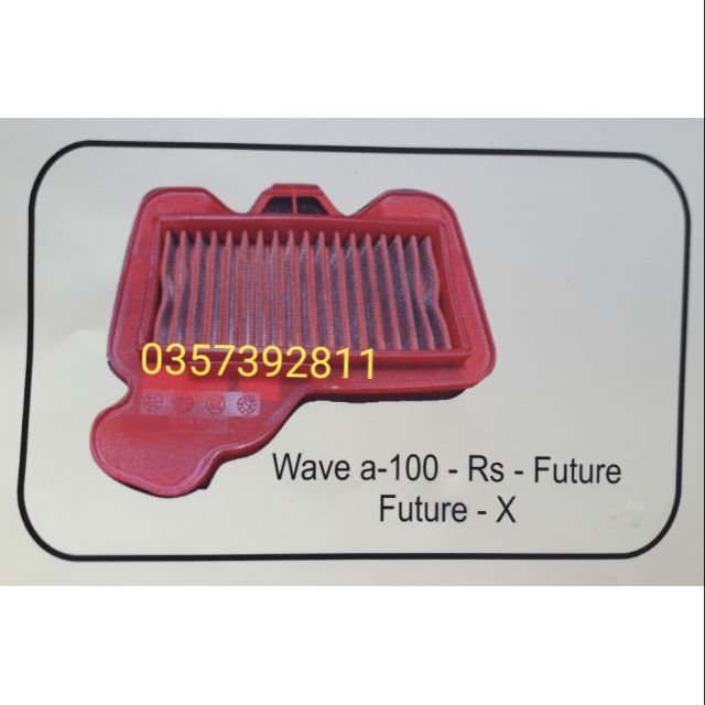 Lọc gió độ lưới thép cho xe Wave a - wave 100  Future - Future x