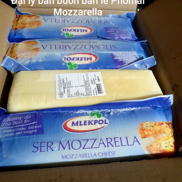 Phomai Mozzarella Ba Lan Mlekpol 1kg