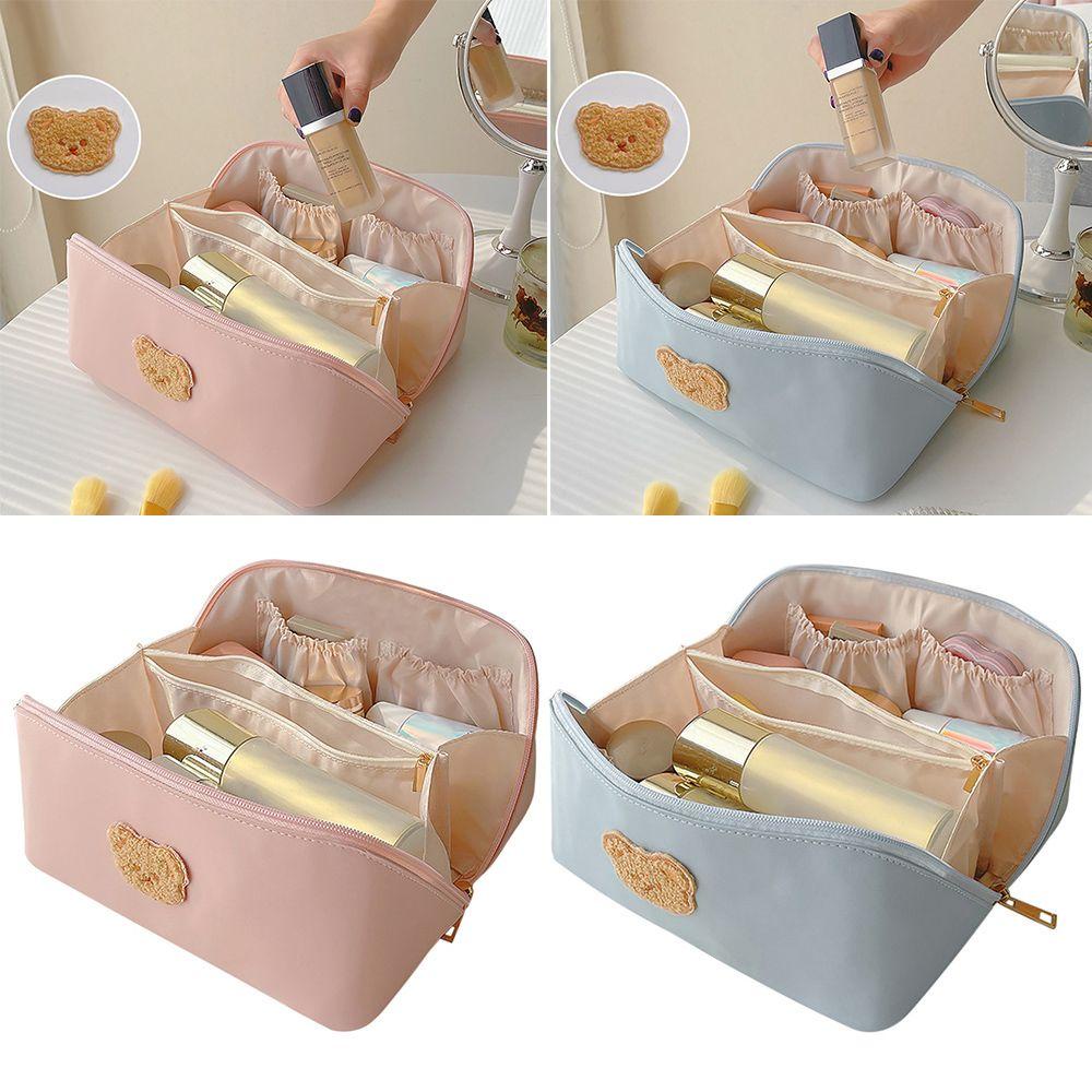 MIHAN1 Túi Đựng Mỹ Phẩm Có Khóa Kéo Tiện Lợi Khi Đi Du Lịch