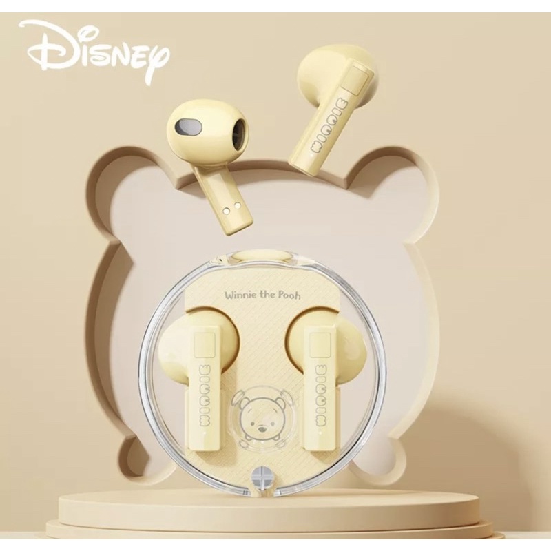 Tai nghe Disney Bluetooth LK-11 Gấu Dâu Hồng - Gấu Pooh - Mickey Siêu Đẹp
