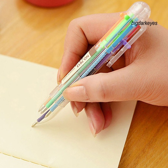 Bút Bi 0.5mm 6 Màu Chất Lượng Cao