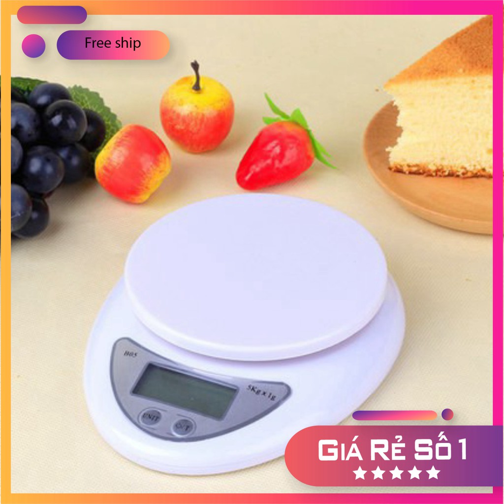 Cân điện tử dụng cụ nhà bếp, cân tiểu ly mini loại cân mini 5kg 7kg dụng cụ nhà bếp thông minh dùng để cân thực phẩm