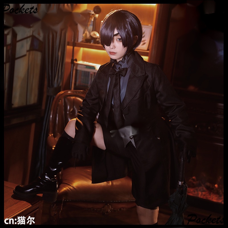 Bộ Trang Phục Hóa Trang Nhân Vật Anime Hắc Quản Gia Hai Chiều FW0Q