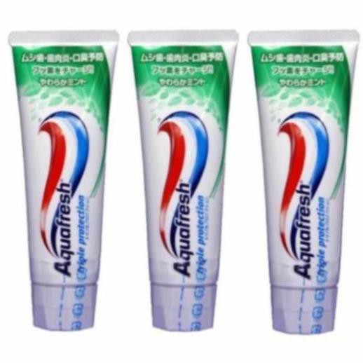 Kem đánh răng aquafresh nhật tuýp 140g( date 2020)