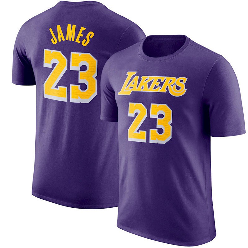 Áo Thun Bóng Rổ Nba James Lakers Thời Trang Năng Động