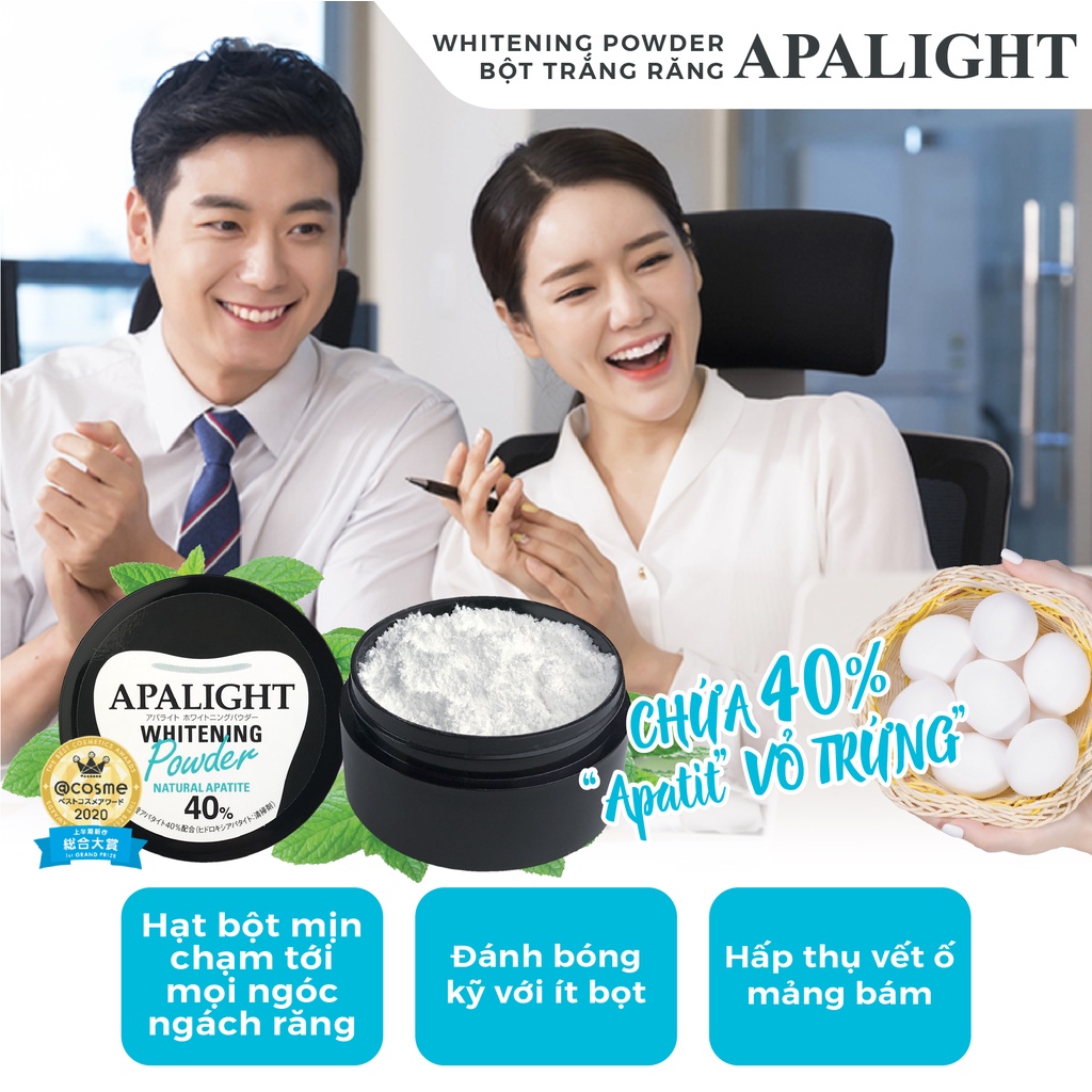 BỘT ĐÁNH TRẮNG RĂNG APALIGHT- HÀNG NHẬT BẢN CHÍNH HÃNG