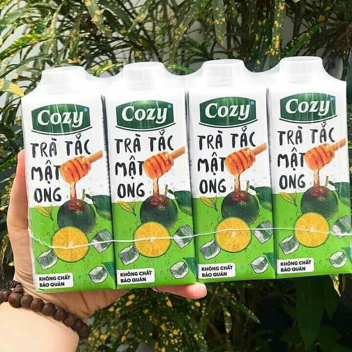 Lốc 4h- Trà tắc mật ong Cozy 225ml