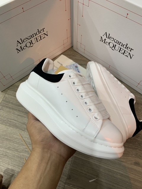 🎯FULL BOX PK🚛FREE SHIP👠Giày Thể Thao Sneaker MQ Dành Cho Nam Nữ _ Gót Nỉ Đen | BigBuy360 - bigbuy360.vn