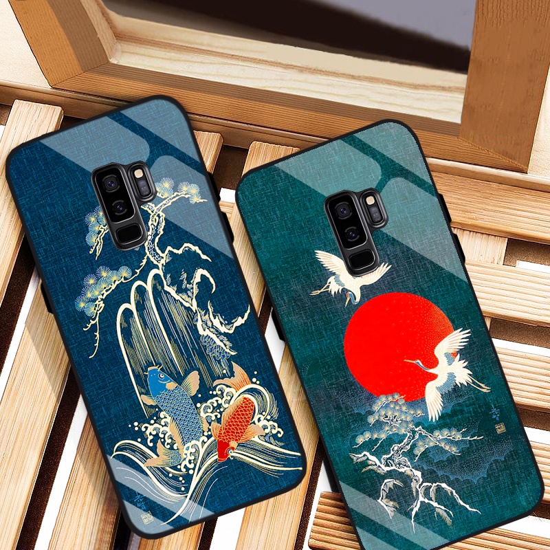 Ốp Lưng Samsung S9, S9 Plus Mặt kính cường sang trọng, cao cấp, sáng bóng