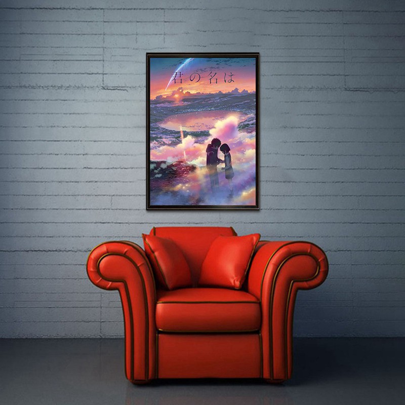 flowersqueen Poster phim hoạt hình Your Name