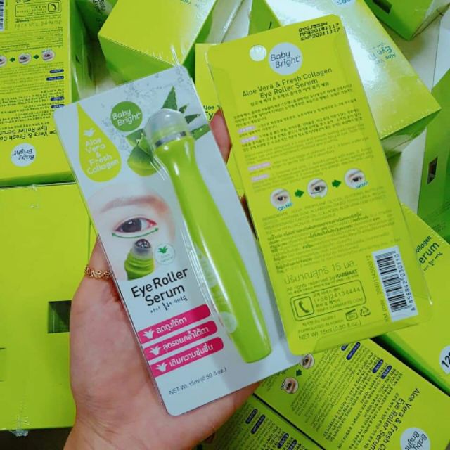 Serum Lăn Mắt Nha Đam Baby Bright chính hãng
