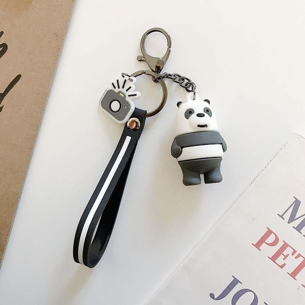 LANFY Móc Khóa Hình Gấu Dễ Thương