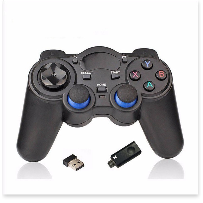 Tay game không dây Smart Gamepad Type C, USB 850M 2.4Ghz PC/PS3/Xbox360/Android TV/smartphone 2021    -TTHome