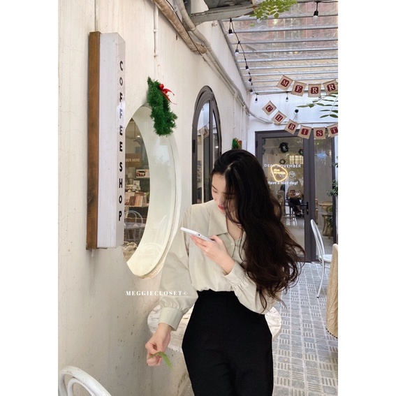 [ IG: meggiecloset ] Áo sơ mi vintage VEC