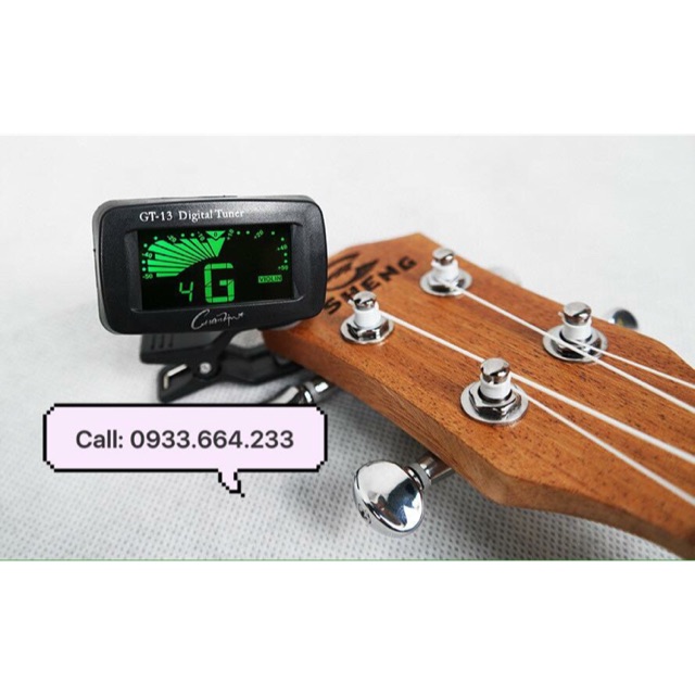Máy chỉnh dây đàn ukulele, guitar