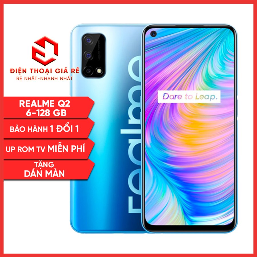 Điện Thoại Realme Q2 - RAM 6/128GB [Giá rẻ Hà Nội, BH 3 tháng1 đổi 1 - Tặng dán màn] | BigBuy360 - bigbuy360.vn