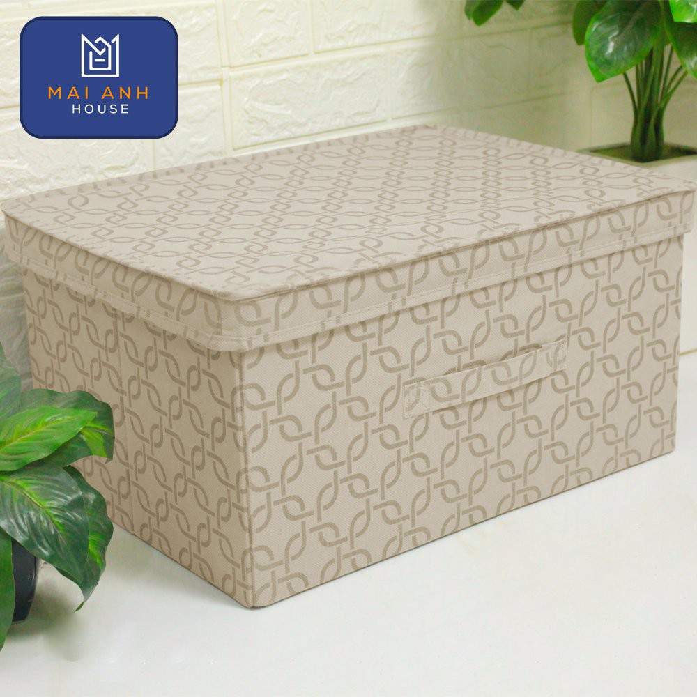 Combo 5 hộp chia ngăn đựng đồ lót, quần tất Mai Anh House, họa tiết hoa thị sang trọng