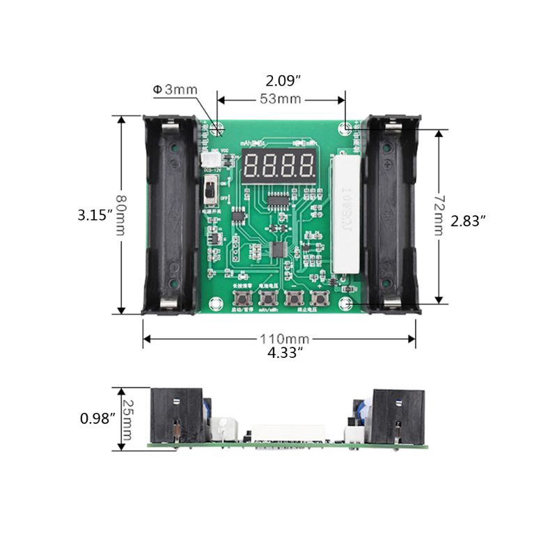 Máy kiểm tra dung lượng pin Lithium 18650