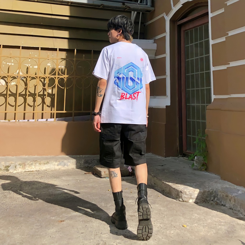 Áo phông tay lỡ Blast SAIGONESE streetwear unisex nam nữ