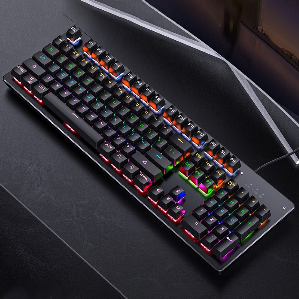 Bàn Phím Cơ Gaming Có Đèn Led Rgb Chuyên Dụng Cho Laptop