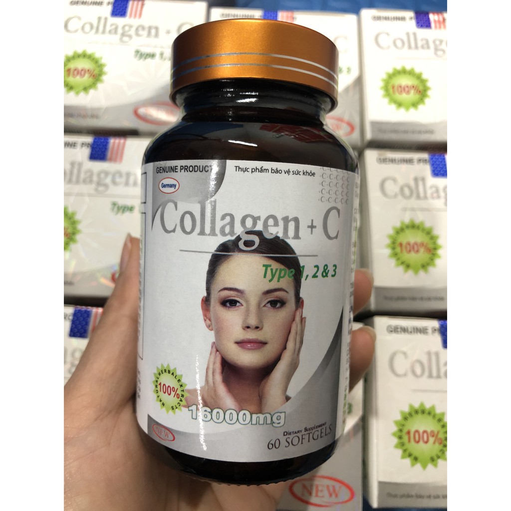 Viên uống COLLAGEN +C type 1,2,3