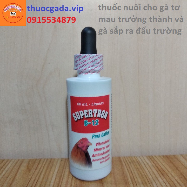 THUỐC NUÔI GÀ ĐÁ CHỨA B12