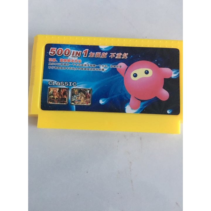 Máy game băng nhựa Super Game 8 bit Kèm băng 500 trò không trùng lập