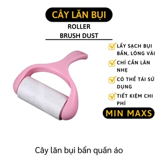 Cây Lăn Bụi - Cây Lăn Quần Áo Cán Cong Làm Sạch Lông Chó Mèo Trên Ga Giường, Sofa, Đồ 3737 [MINMAXS]