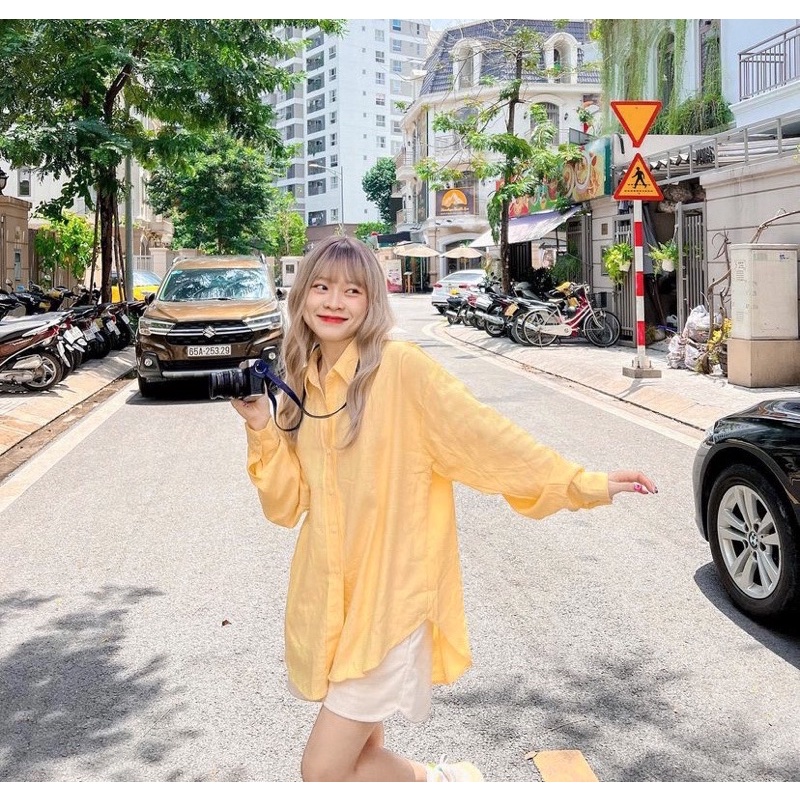 Basic Linen Shirt - Sơ mi nữ linen ít nhăn - Remmus.vn