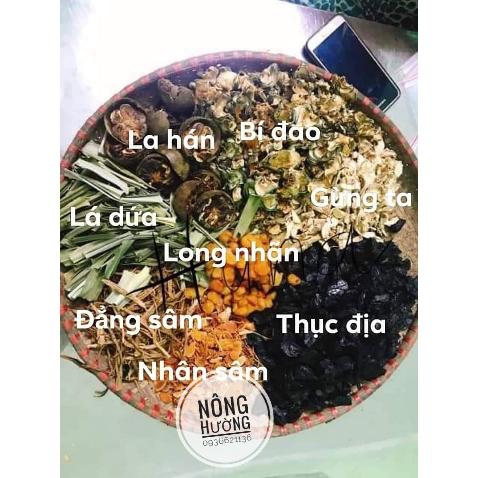 Nguyên liệu nấu sâm bí đao siêu ngon