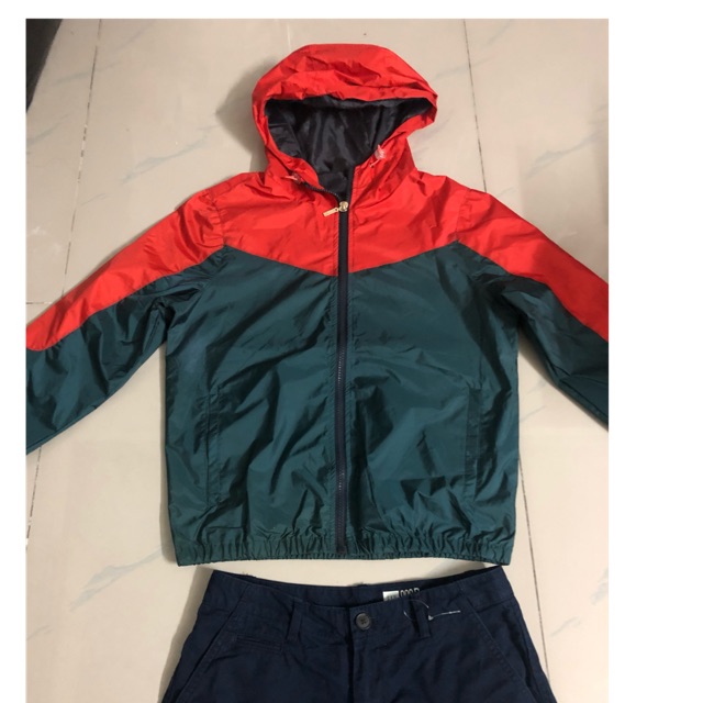 Áo khoác gió 2 lớp hiệu Gap size M
