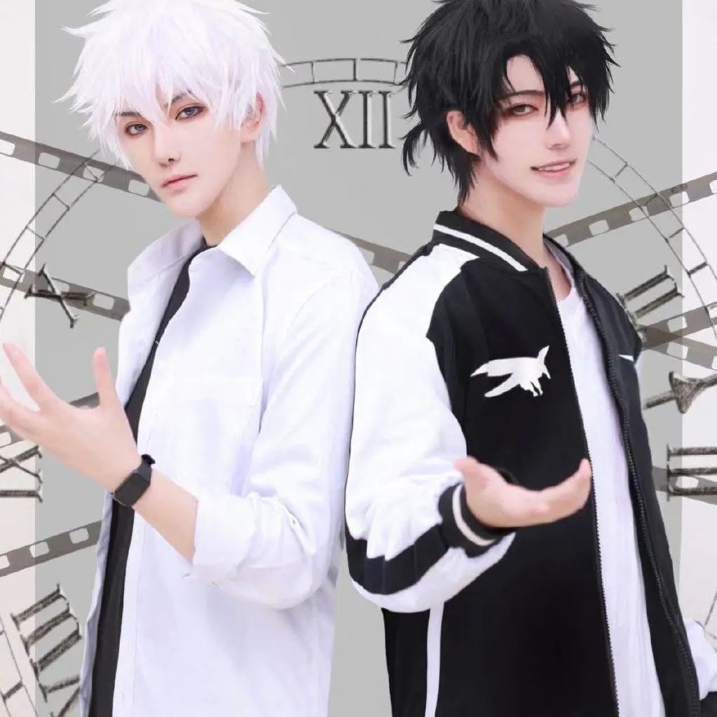 Bộ Tóc Giả Ngắn cosplay anime Chống Tĩnh Điện Màu Sắc Phổ Biến Phong Cách Harajuku Âu Mỹ Cho Nam