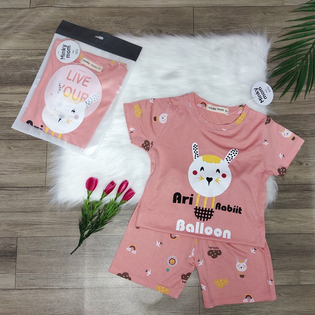 Bộ Ngắn Tay Mùa Hè Cho Bé Trai/ Gái - Chất Thun Lạnh Cực Mát | BigBuy360 - bigbuy360.vn