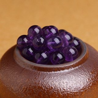 [TỰ NHIÊN 100%] Set 3 Hạt tròn Ame_thy_st làm vòng handmade - MH563 MOCHUONG JEWELRY