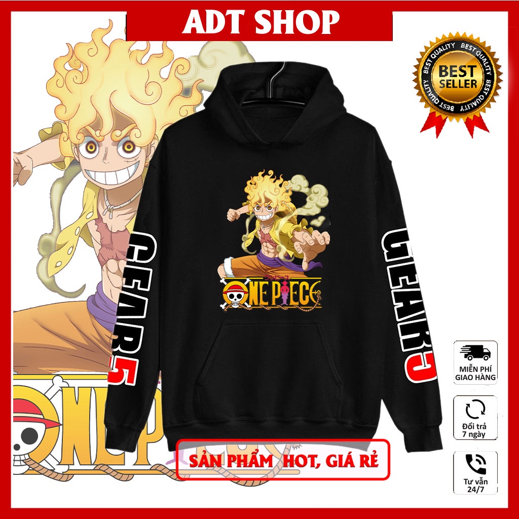 Áo Hoodie One piece - mẫu áo Luffy Gear 5 anime manga vua hải tặc siêu HOT nhiều mẫu độc đẹp