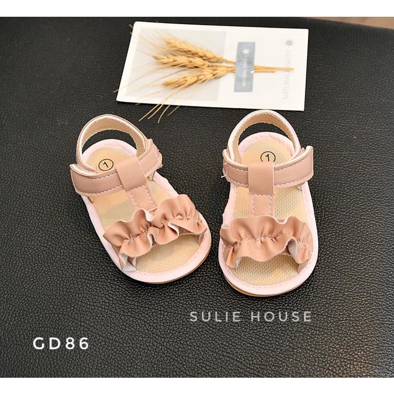 Sandal tập đi quai bèo bé gái - GD86