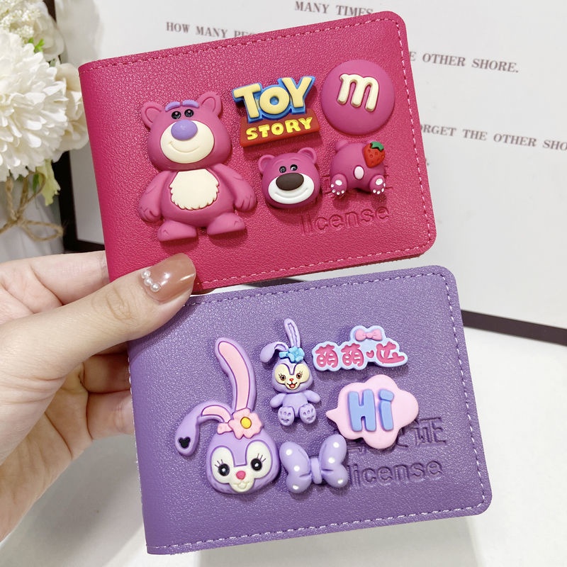 Vỏ bọc bằng lái xe bằng da cao cấp sáng tạo đáng yêu cho nữ