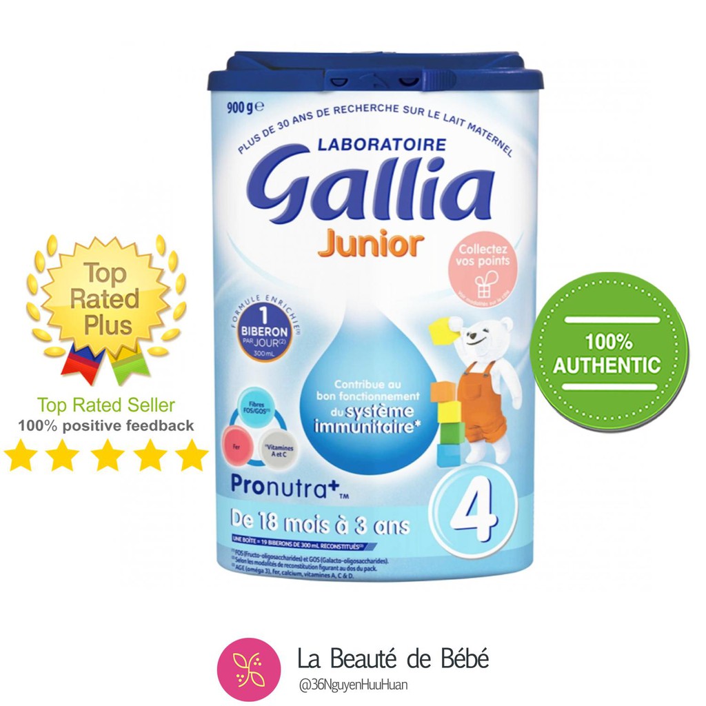 Sữa Gallia Junior số 4 cho bé từ 18 tháng đến 3 tuổi [HSD 2 năm kể từ ngày sản xuất]