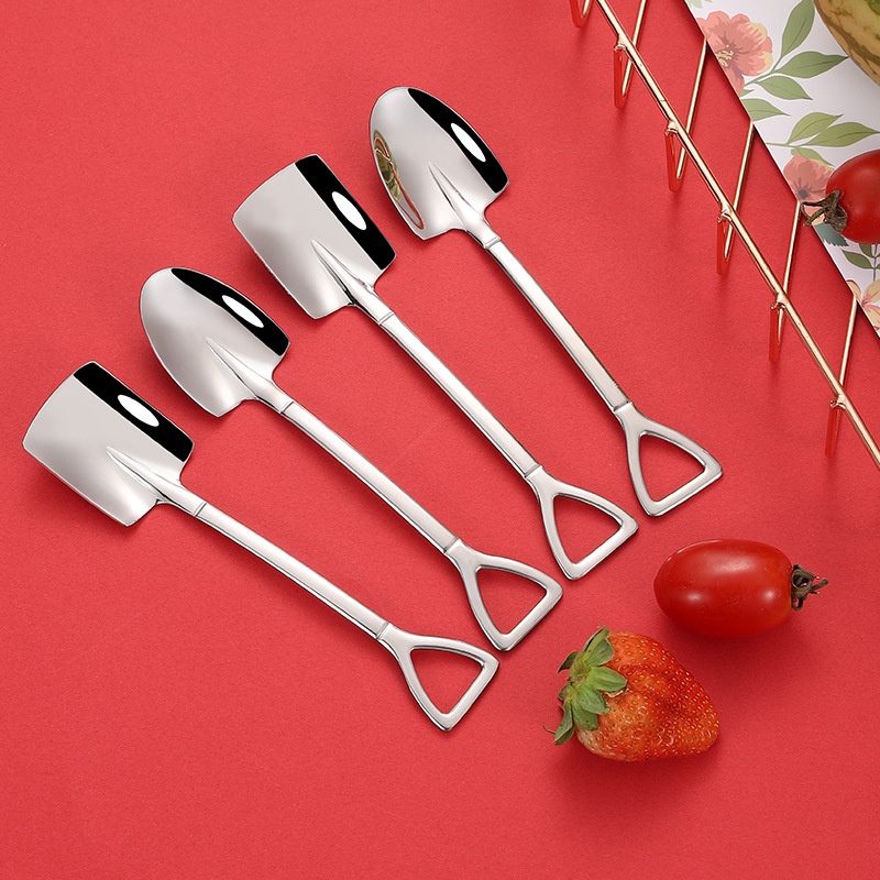 Bộ 4 Thìa HÌNH XẺNG bền đẹp, mẫu mới