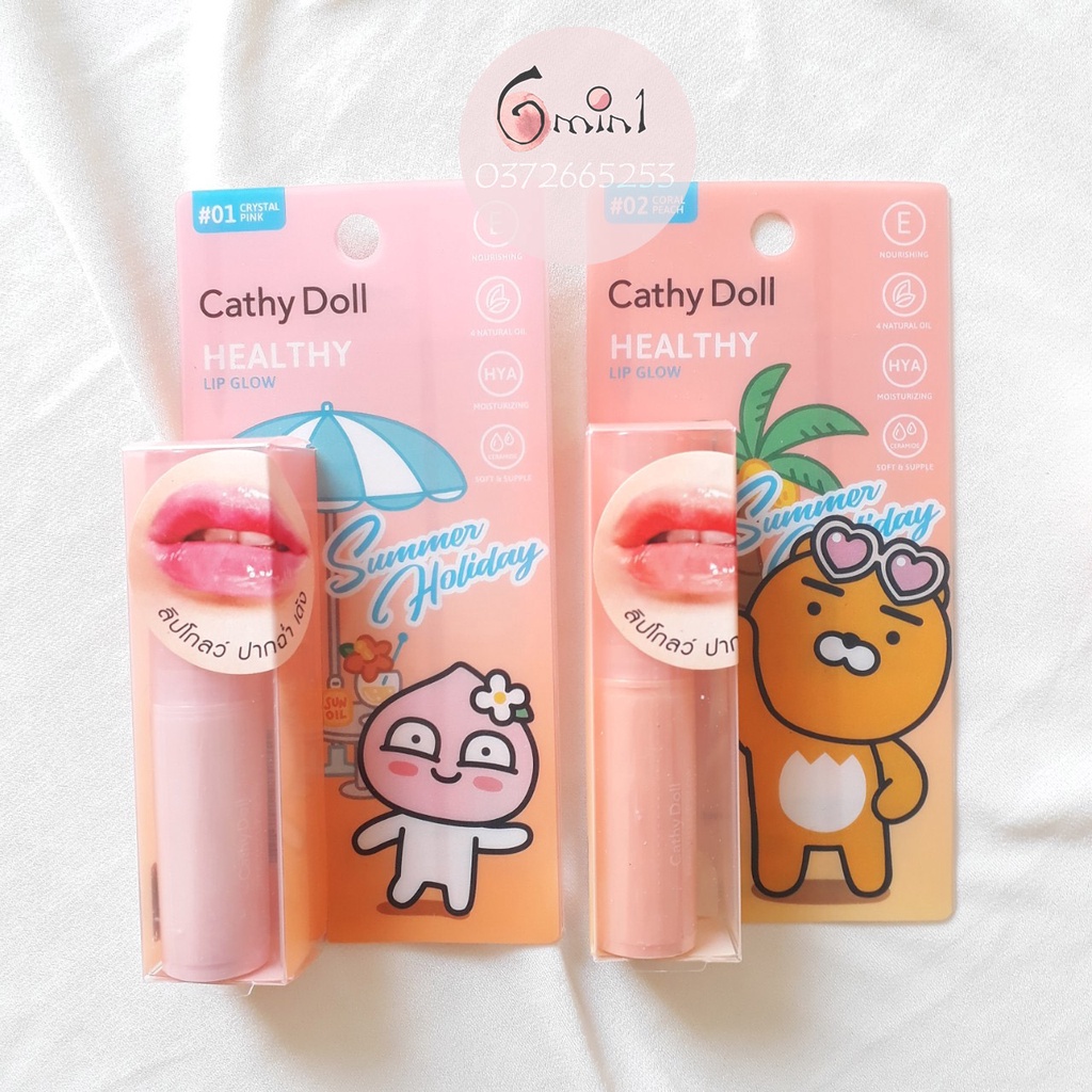 [NEW] Son Dưỡng Môi Cathy Doll Healthy Lip Glow 3g Dưỡng Môi Bóng Khỏe