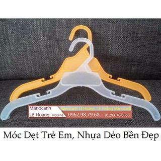 Combo 50 Móc Dẹt Trẻ Em và 2 Canh Sắt Trẻ Em
