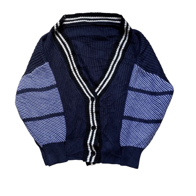 Áo cadigan stripe