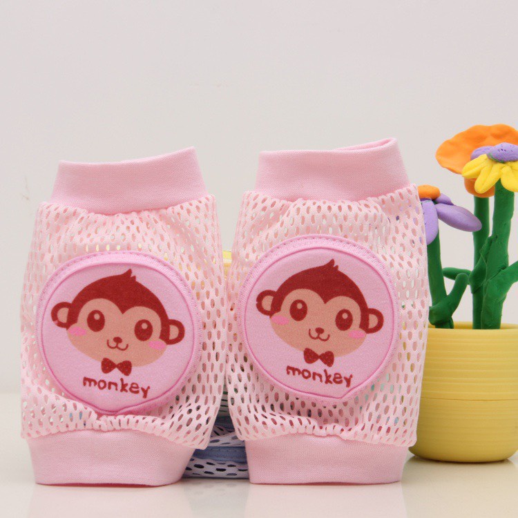 ( Có đệm đầu gối) Bọc đầu gối dạng lưới, khô thoáng, bảo vệ đầu gối cho bé