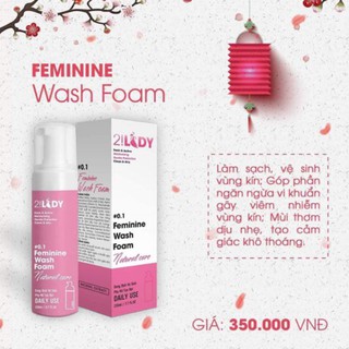 bọt rửa vệ sinh 2 lady
