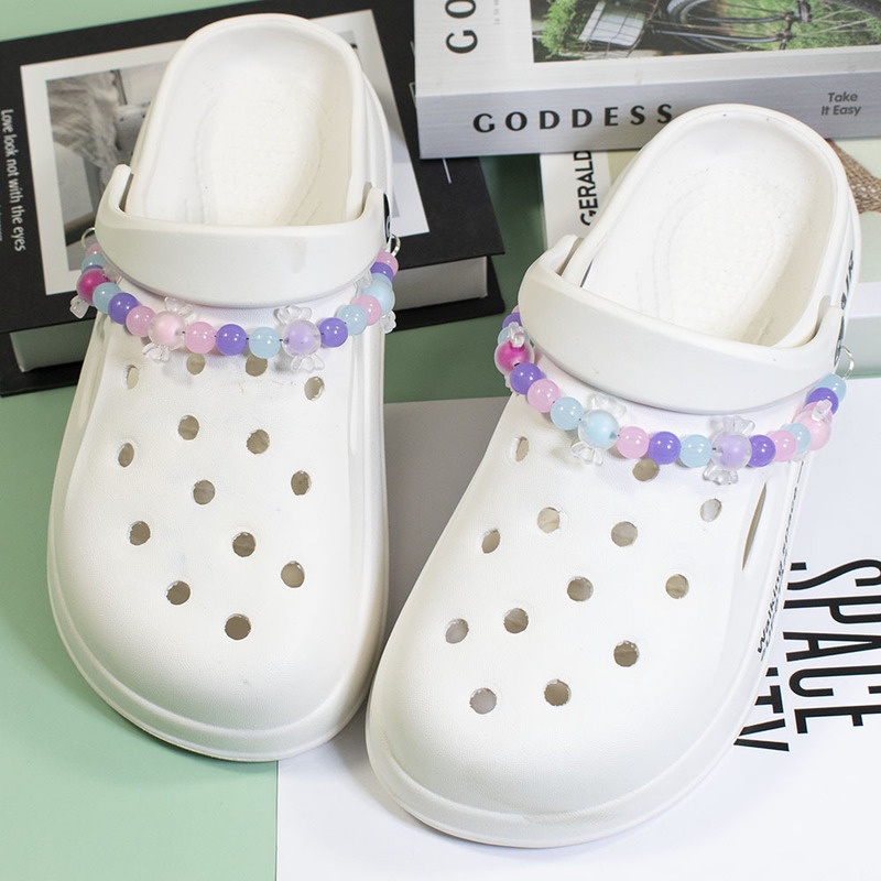 Bộ Phụ Kiện Nút Gắn Giày Crocs Hình Gấu Hoạt Hình Dễ Thương