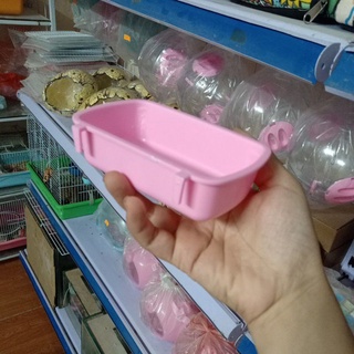 bát ăn gắn chuồng nhựa