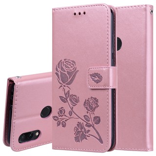 Bao da điện thoại dập họa tiết hoa hồng cho Xiaomi Redmi Note 7 Redmi 7 7A 6 6A 6Pro Xiaomi Redmi Note 6 Pro 5 S2 K20
