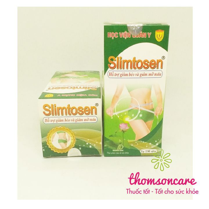 Slimtosen - Viên uống giảm cân của Học Viện Quân Y - Giảm cân hiệu quả, không lo mệt mỏi